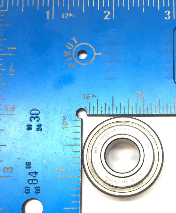 New Departure Dual-Side Sealed Steel Roller Ball Bearing (No Box) 87013 NOS