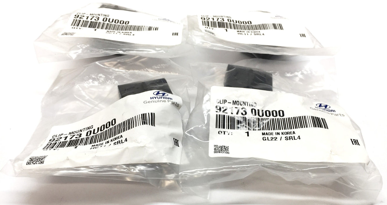 Hyundai Mounting Clip 92173 0U000 (921730U000) [Lot of 4] NOS