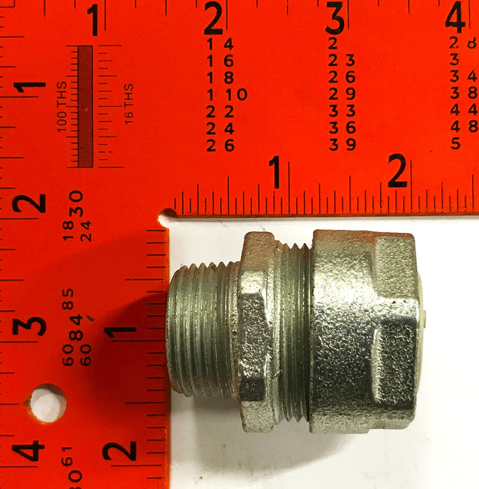 Unbranded Liquid-tight 3/4 inch Straight Conduit Connector [Lot of 3] NOS
