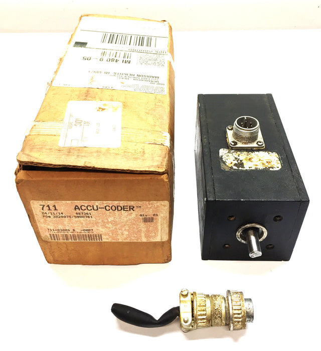 Encoder Products Accu-Coder Encoder 711-0300-S-HD12-6-S-S-N USED