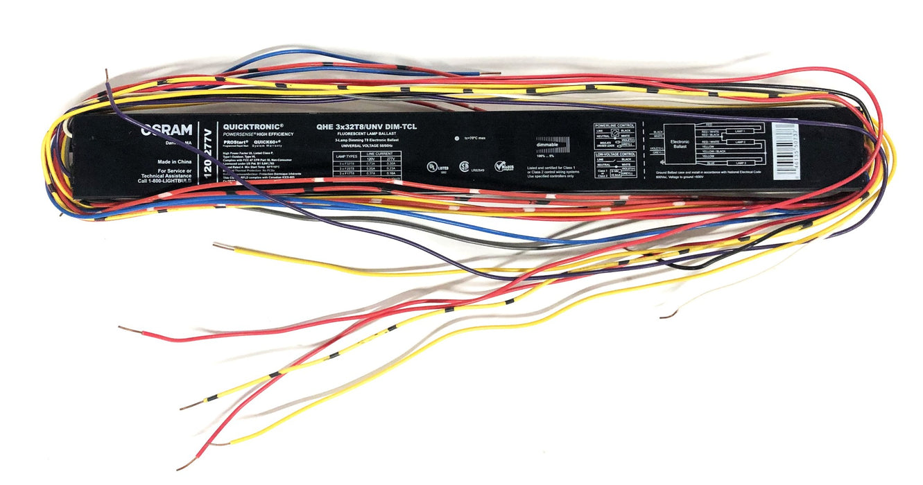 OSRAM Quicktronic 120-277V Fluorescent Lamp Ballast QHE-3x32T8/UNV-DIM-TCL NOS