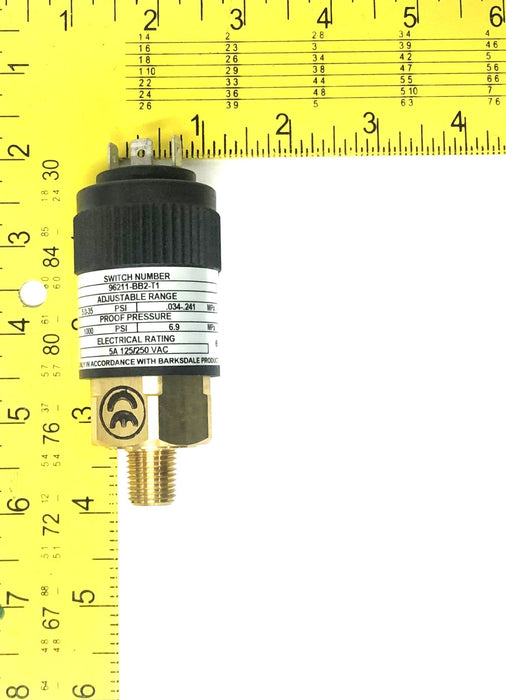 Barksdale Adjustable Range Pressure Switch 96211-BB2-T1 NOS