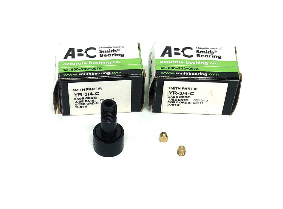 ABC Smith Bearing Cam Follower YR-3/4-C [Lot of 2] NOS