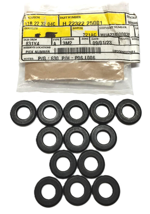 Hyundai Cylinder Head Bolt Washer 22322 25001 (2232225001) [Lot of 13] NOS