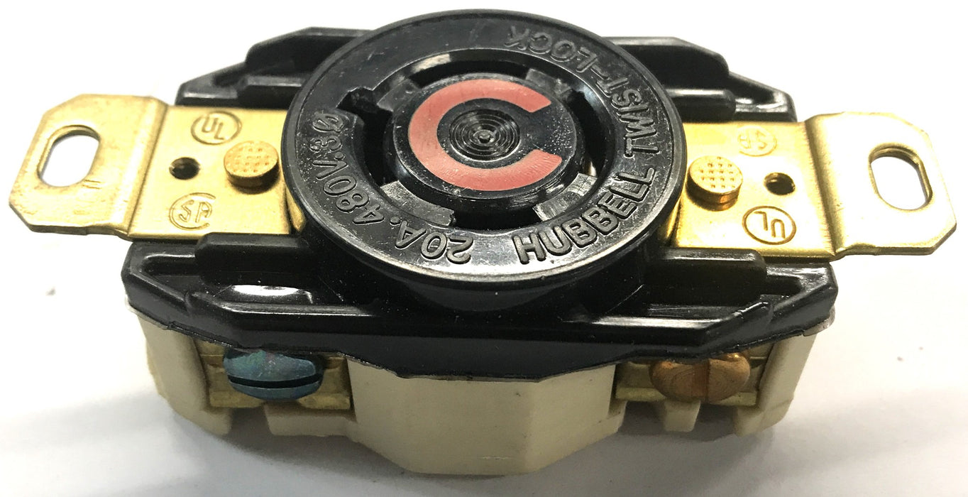 Hubbell 3-Phase Twist-Lock Receptacle HBL2430 NOS