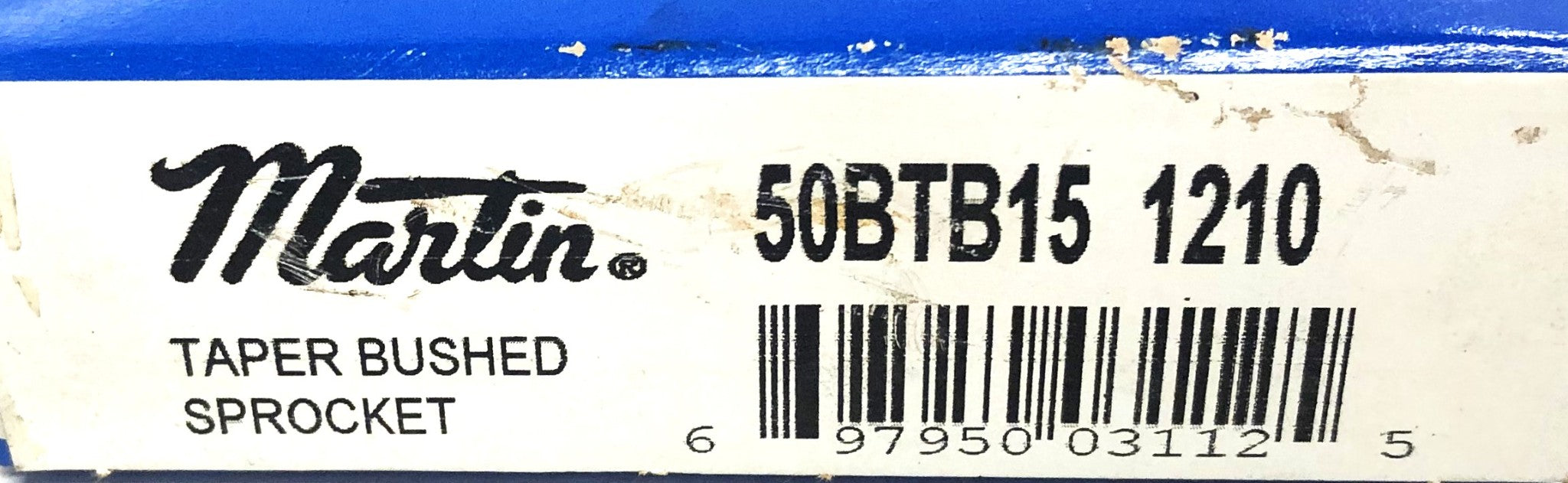 Martin 1210 Tapered Bushed Bore Roller Chain Sprocket 50BTB15 NOS