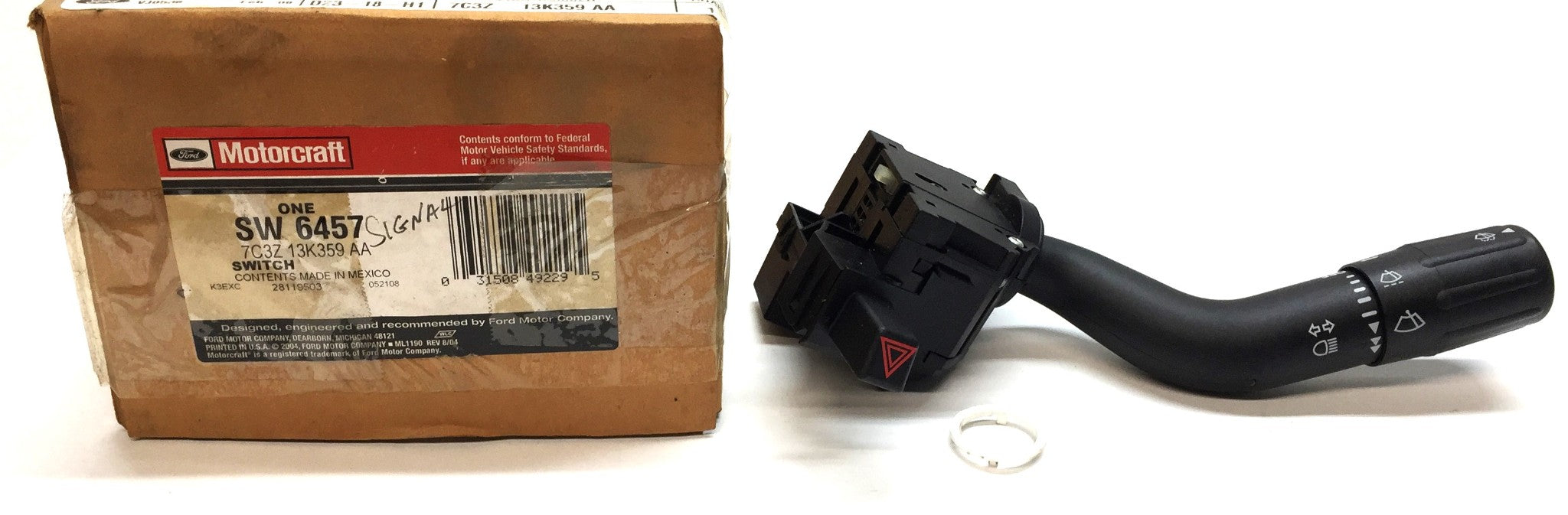 Ford Motorcraft Turn Signal Switch SW6457 (8C3T-13K359-ADW/7C3Z13K359AA) NOS