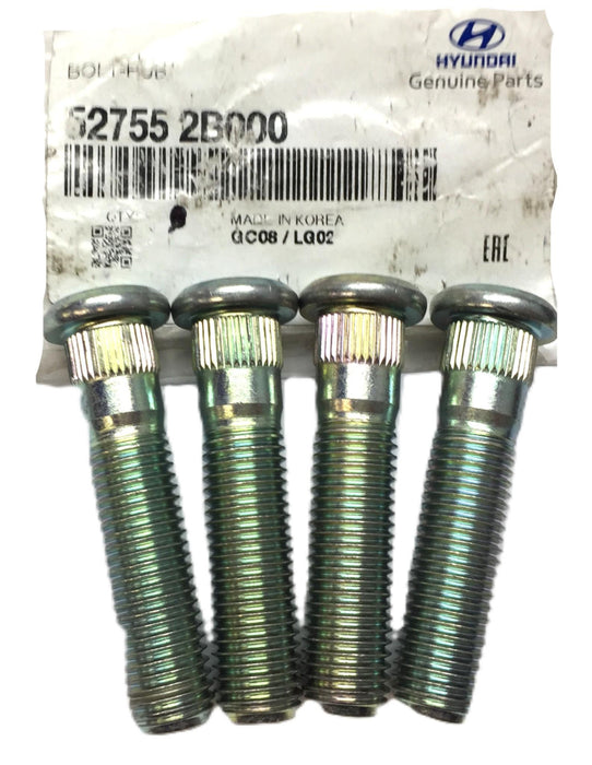 Hyundai Hub Bolt 52755 2B000 (527552B000) [Lot of 4] NOS
