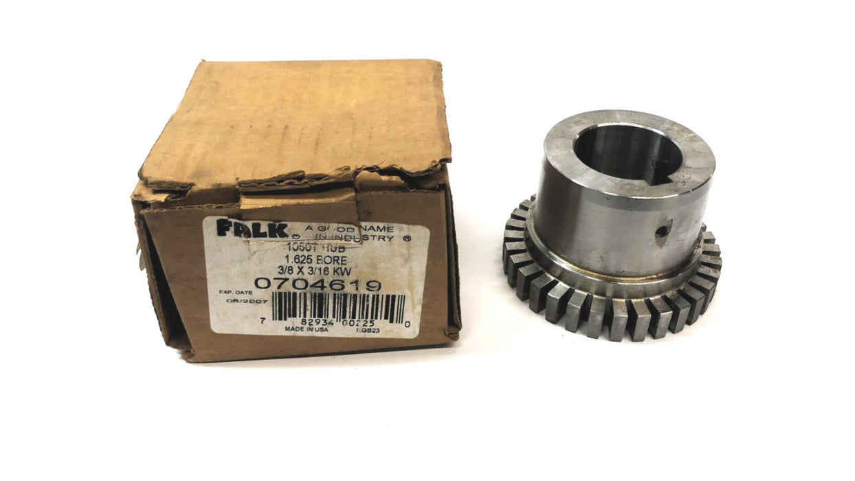 Falk 1.625" Bore 3/8X3/16 KW 1050T Hub W/out Fitting 0704619 NOS