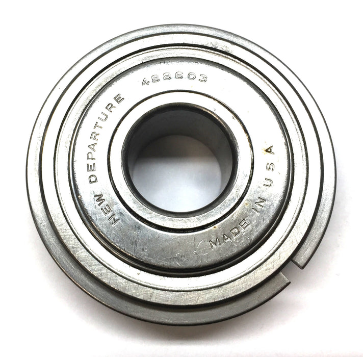 New Departure Single-Row Sealed Ball Bearing with Snap Ring (No Box) 488603 NOS