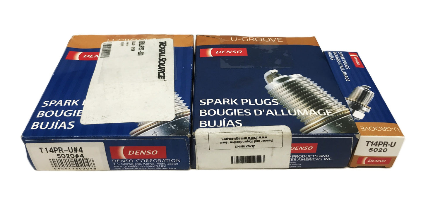 Denso U-Groove Spark Plugs T14PR-U-5020 [Lot of 9] NOS