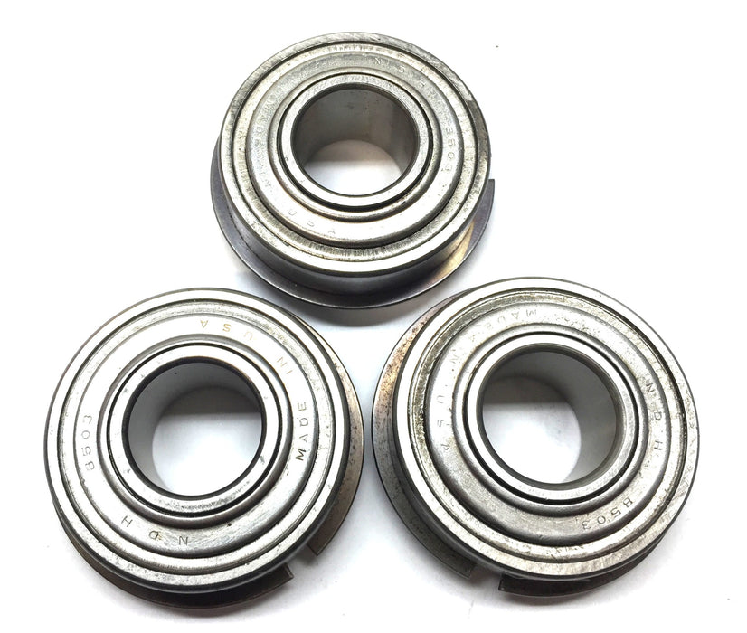 New Departure Dual-Sided Sealed Ball Bearing with Snap Ring (No Box) 8503 NOS