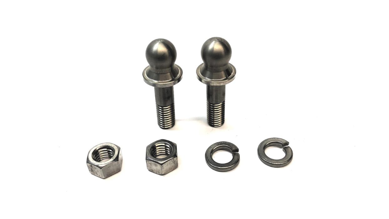 Unbranded 1/2" thread x Approx 2-1/2" OAL Ball Stud [Lot of 2] NOS