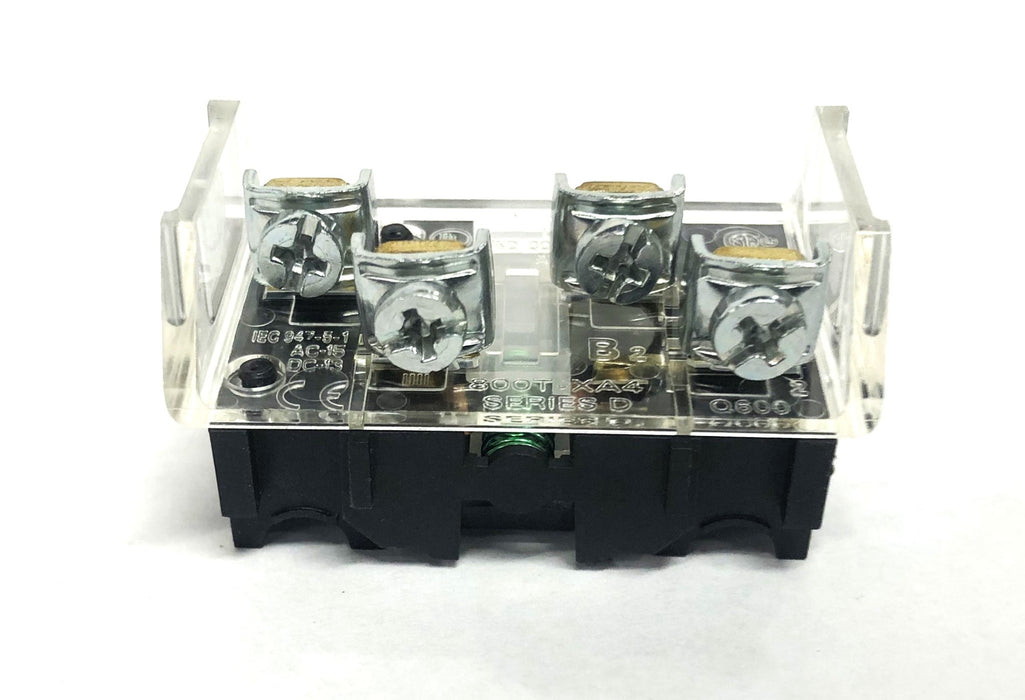 Allen-Bradley 800T Shallow 2 NC Contact Block 800T-XA4 [Lot of 2] NOS
