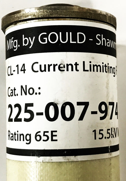 Gould -Shawmut CL-14 Current Limiting Fuse 225-007-974 NOS