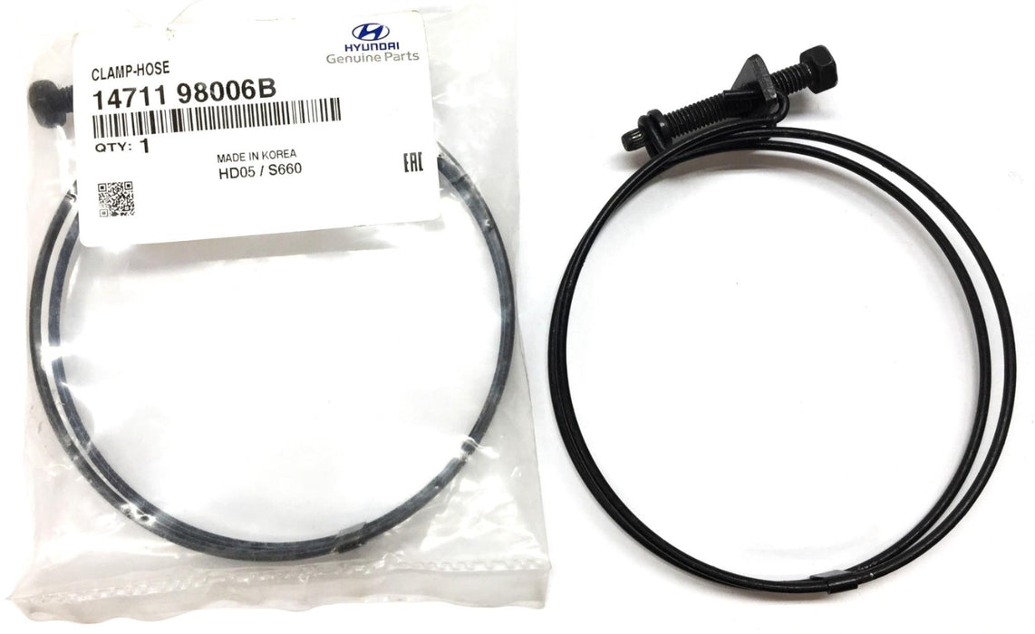 Hyundai Hose Clamp 14711 98006B (1471198006B) [Lot of 2] NOS