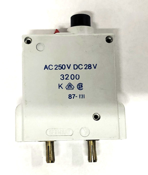 ETA Magnetic 250VAC 28VDC Circuit Breaker 3200 NOS