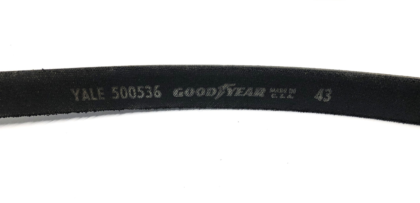 Yale Goodyear Set of 2 Forklift Belt 500536 NOS