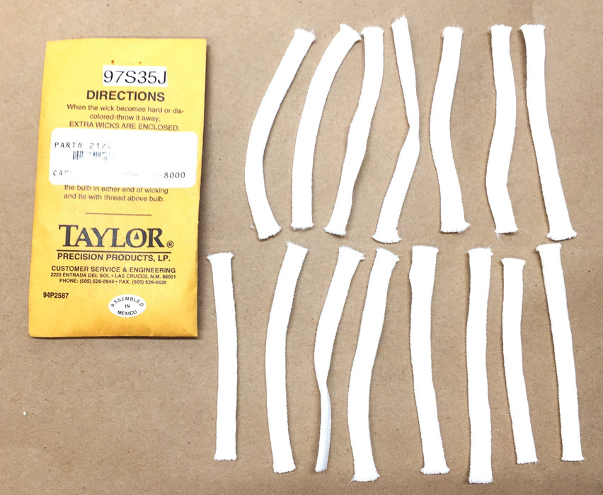 Taylor Precision Products Replacement Wick Pack (15Pcs) 97S35J NOS