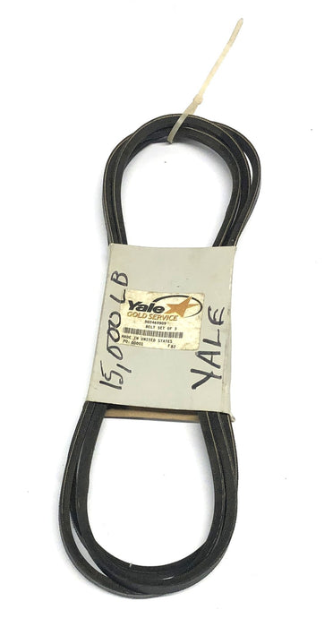 Yale Set of 3 Forklift Belt 502469909 NOS