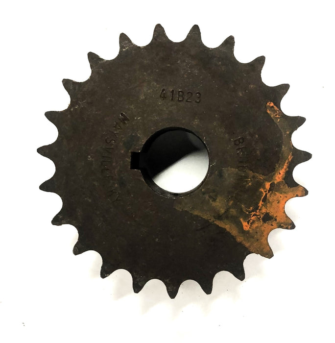 Bowning 1 Inch Bore Roller Chain Sprocket 41B23 NOS