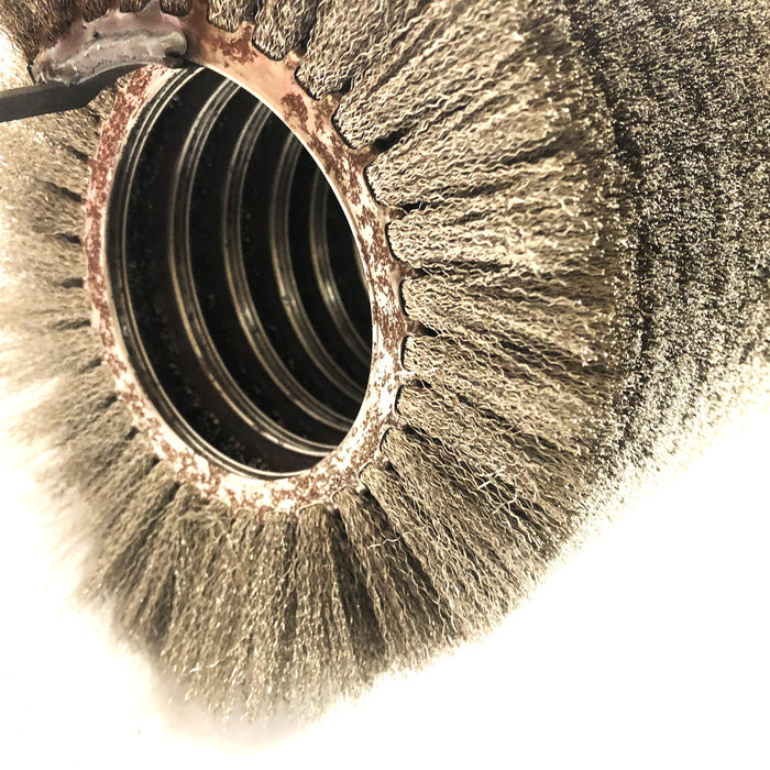 Unbranded 22 Inch Wire Brush 8 Inch OD NOS