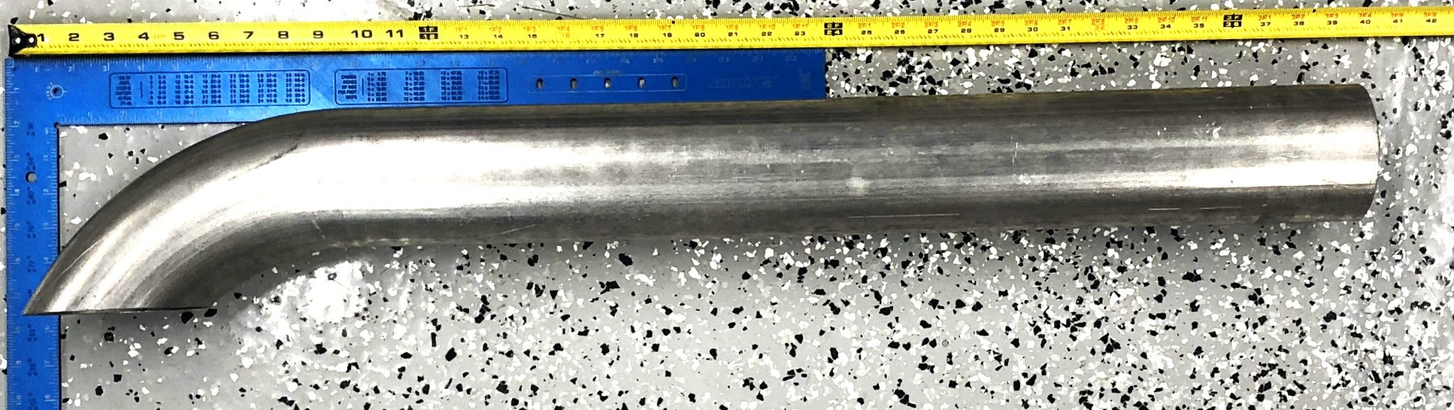 Unbranded 4" x 38" SST CRV Exhaust Pipe 04-24461-038 NOS