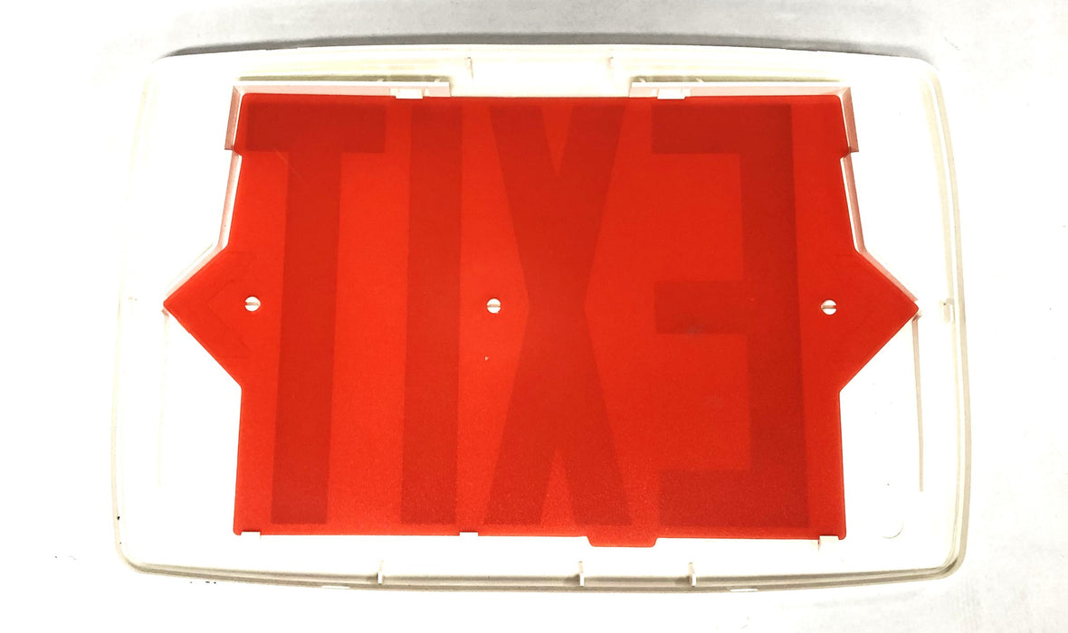 Lithonia 145MHP LED Exit Light Face LQM S W 3 R 120/277 X2 M6 [Lot of 4] NOS