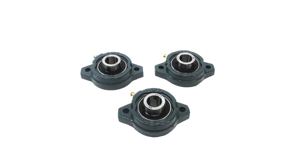 AMI / Asahi Flange Mounted Ball Bearing LFL3 [Lot of 3] NOS