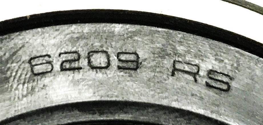 FAG Rubber Sealed Deep Groove Ball Bearing 6209RS [Lot of 2] NOS
