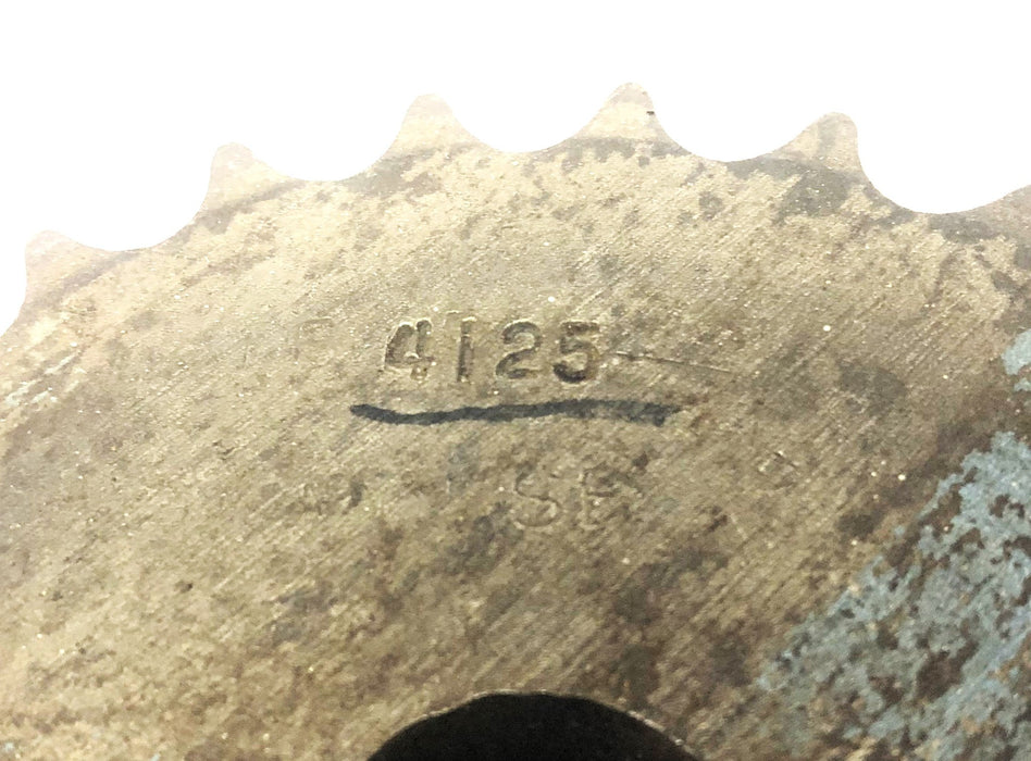 Morse 0.87 Inch Bore Roller Chain Sprocket 4125 NOS