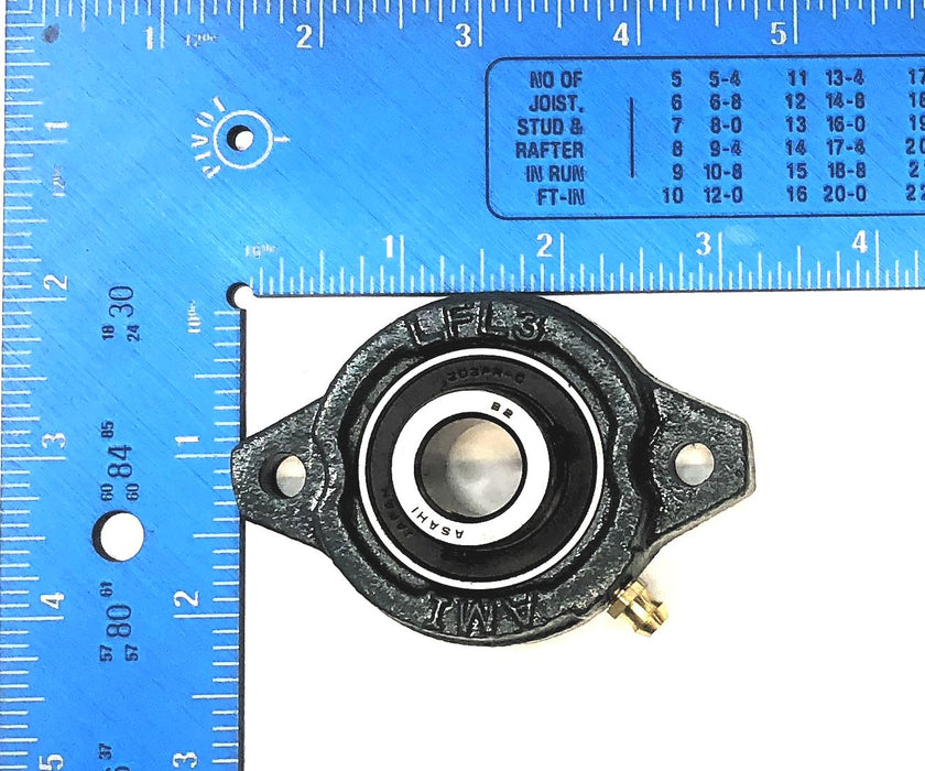 AMI / Asahi Flange Mounted Ball Bearing LFL3 [Lot of 3] NOS