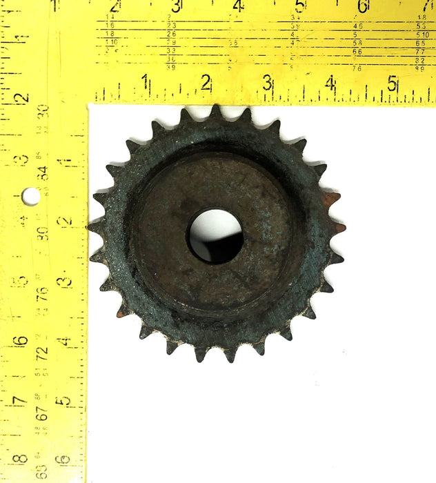 Morse 0.87 Inch Bore Roller Chain Sprocket 4125 NOS