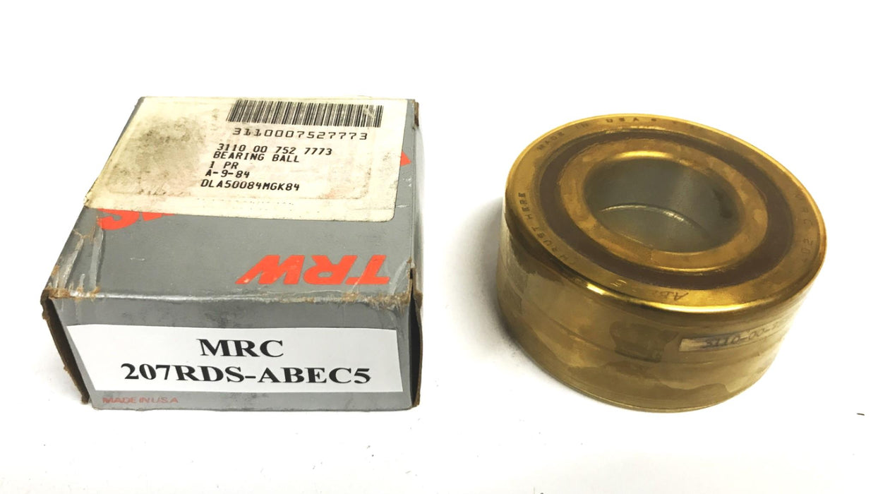 MRC Angular Contact Ball Bearing Pair 207RDS-ABEC5 NOS