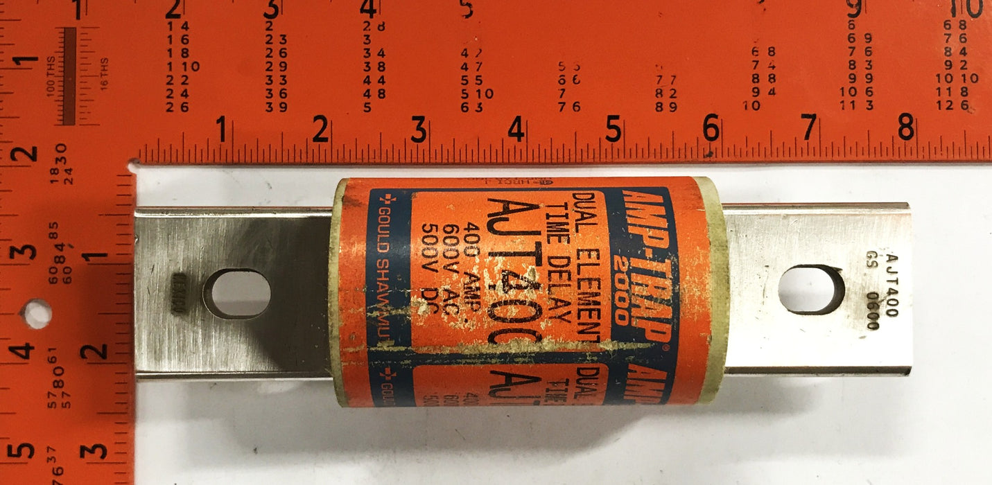 Gould Shawmut 400amp Duel-Element Time-Delay Fuse AJT400 [Lot of 2] USED