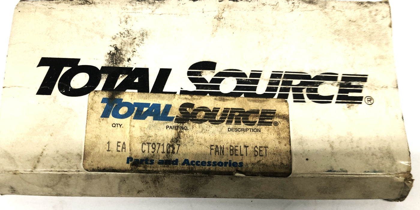Total Source Forklift Fan Belt Set of 2 CT971017 (MI1318618) NOS