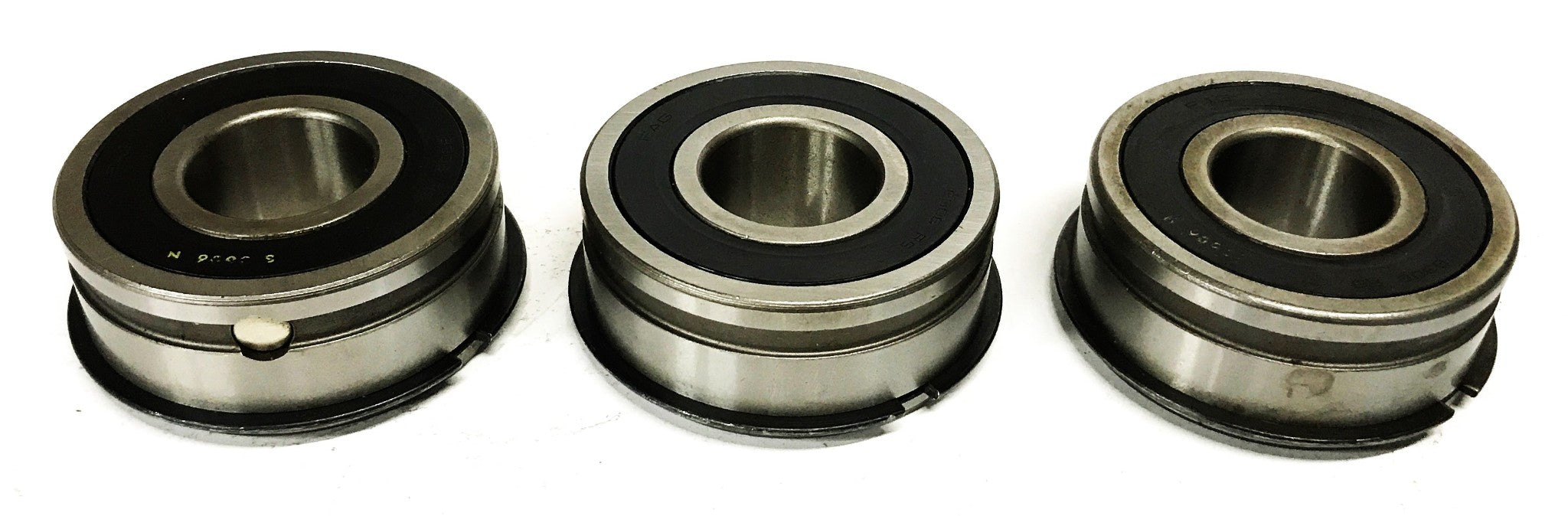 FAG Rubber Shielded Deep Groove Ball Bearing W/ Snap Ring 6306RS [Lot of 3] NOS