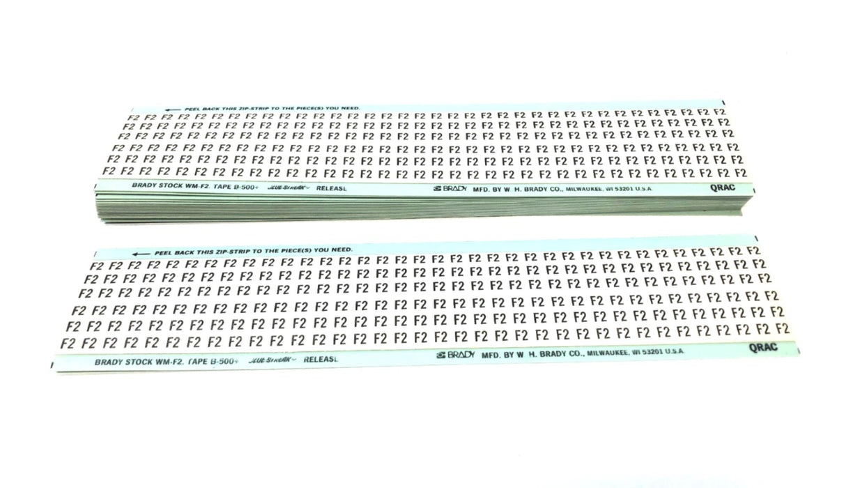 Brady Box of (18) B-500 F2 Wire Marker Card WM-F2 NOS
