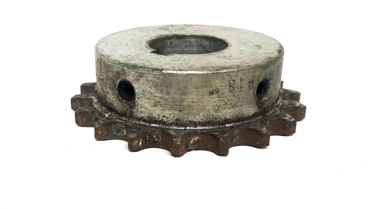 Unbranded 1 Inch Bore Roller Chain Sprocket 41B18 [Lot of 3] NOS