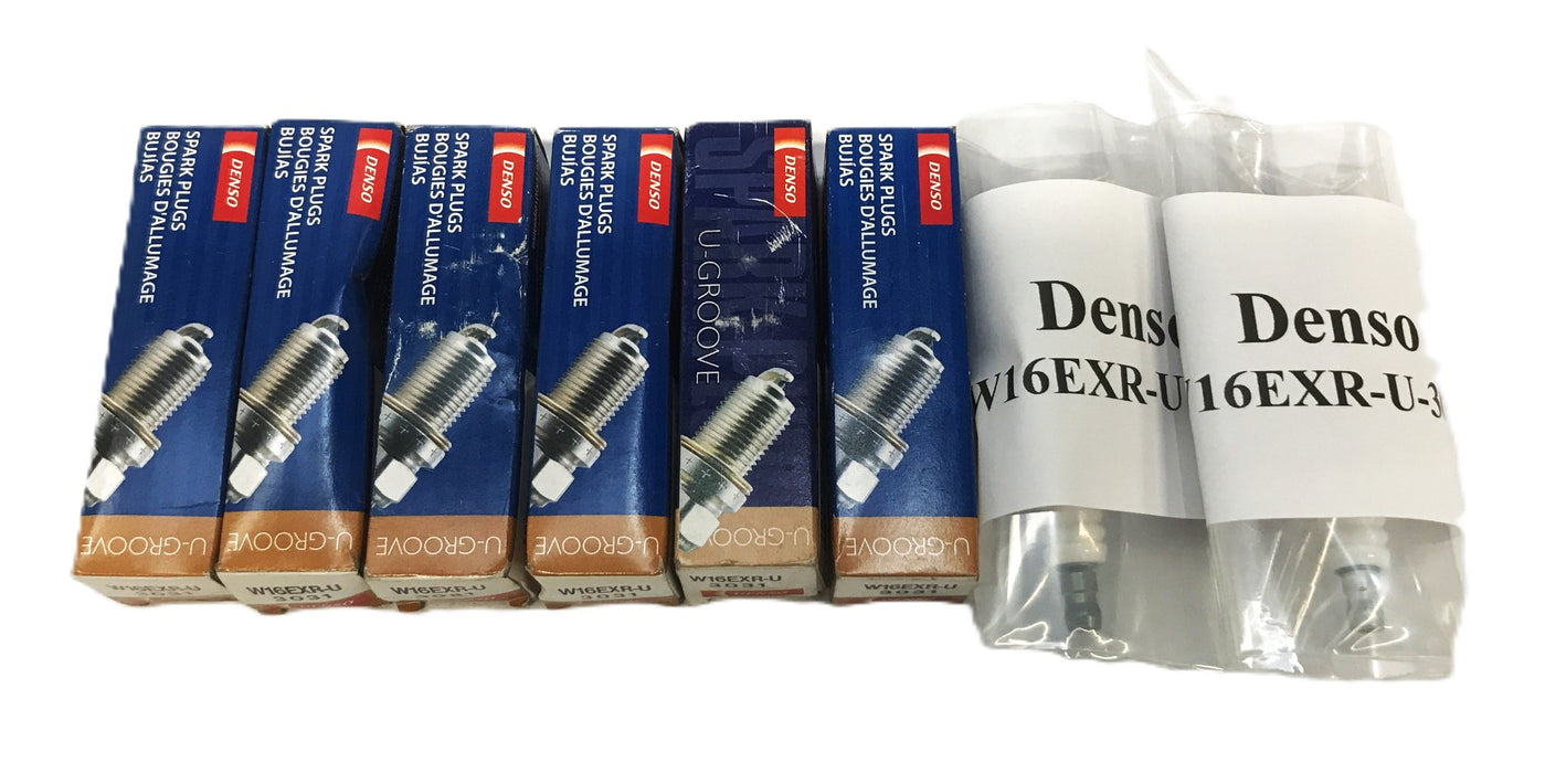 Denso U-Groove Spark Plugs W16EXR-U-3031 [Lot of 8] NOS