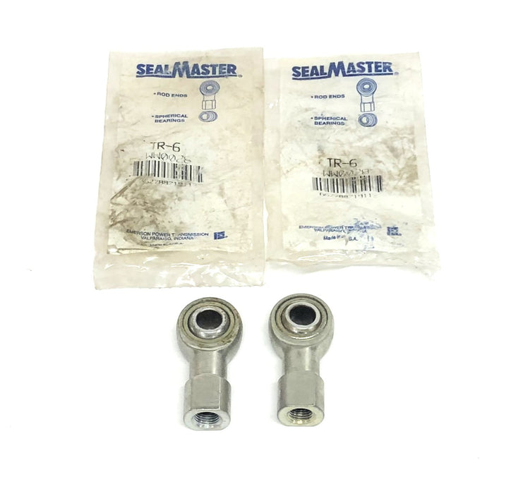 SealMaster Rod End Bearing TR-6 (WW0028) [Lot of 2] NOS