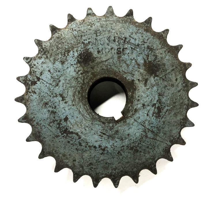 Morse 1 Inch Bore Roller Chain Sprocket 4127 B NOS