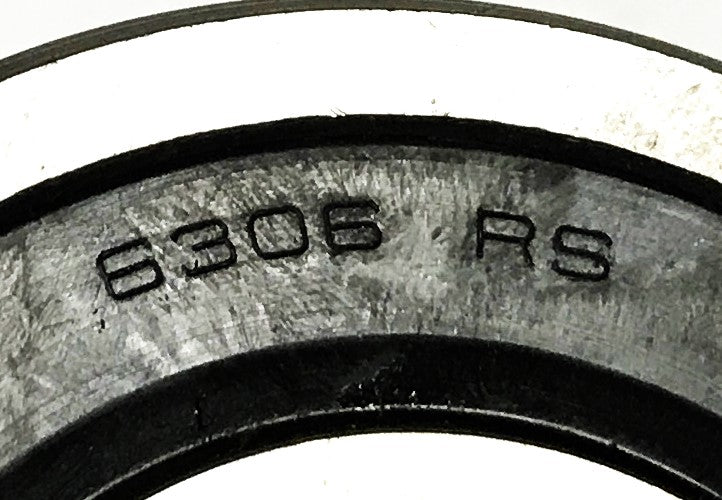 FAG Rubber Shielded Deep Groove Ball Bearing W/ Snap Ring 6306RS [Lot of 3] NOS
