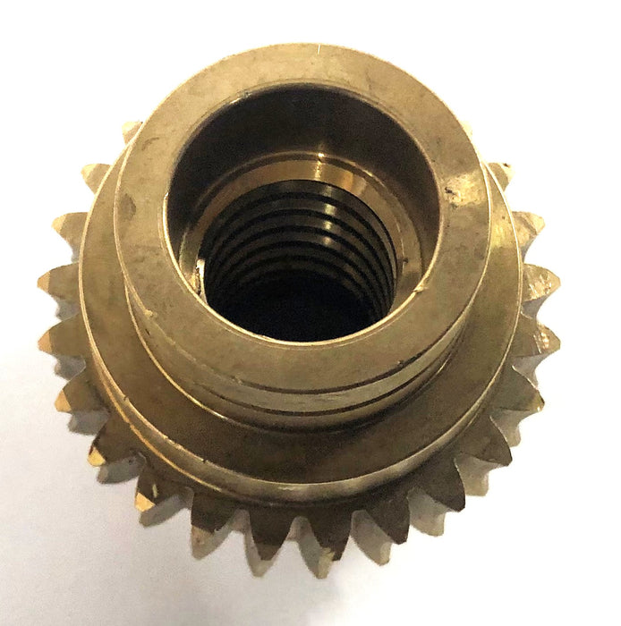 Unbranded 1 Inch Bore 25 Tooth Brass Worm Wheel Gear 2000100.00014 NOS
