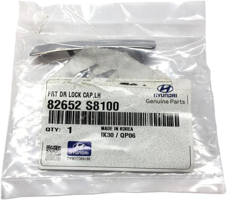 Hyundai Left-Hand Front Door Lock Cap *OEM Sealed* 82652 S8100 NOS