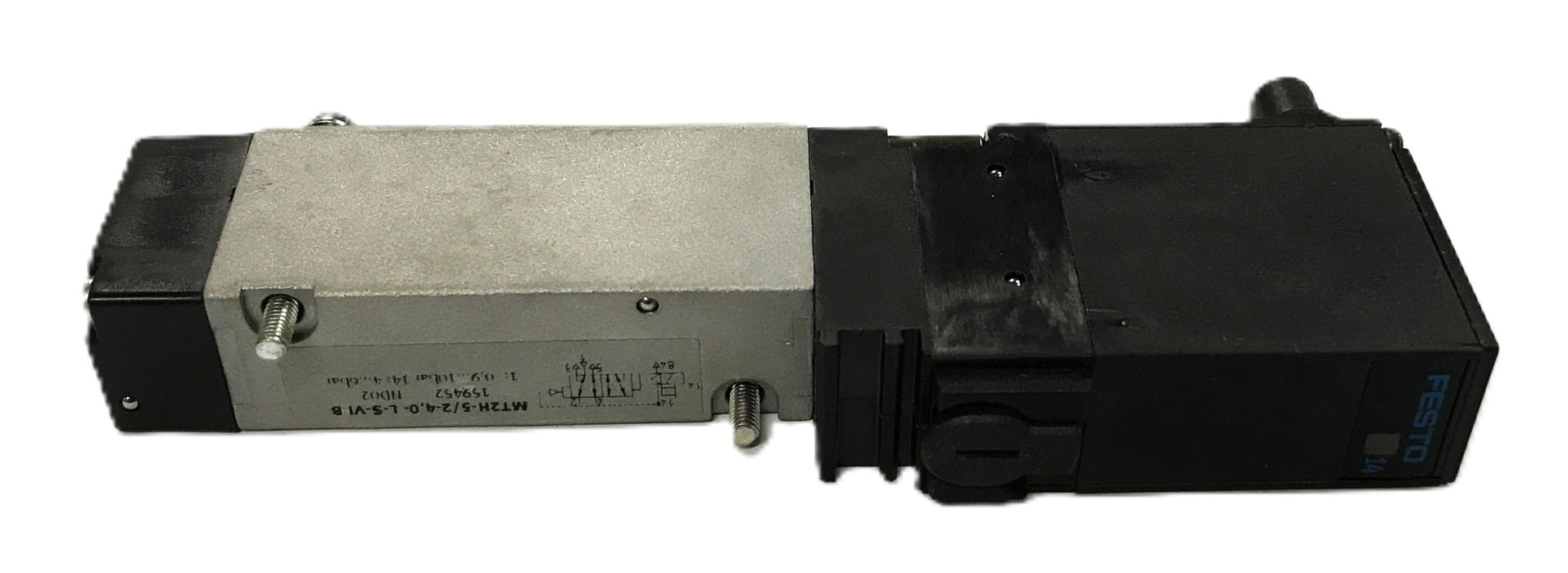 Festo Solenoid Valve MT2H-5-2-4-0-L-S-VI-B [Lot of 2] NOS