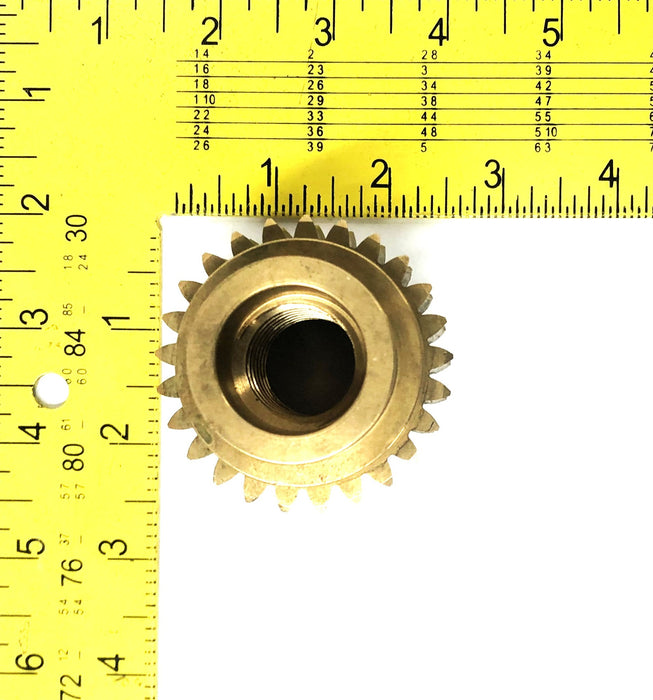Unbranded 1 Inch Bore 25 Tooth Brass Worm Wheel Gear 2000100.00014 NOS