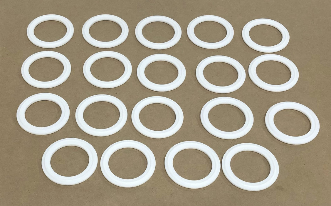 McMaster-Carr PTFE Gasket For 1-1/2 Inch Tube Fitting 43315K24 [Lot of 19] NOS