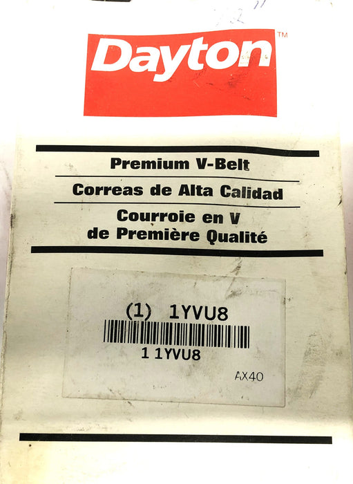Dayton Premium V-Belt 1YVU8 [Lot of 2] NOS