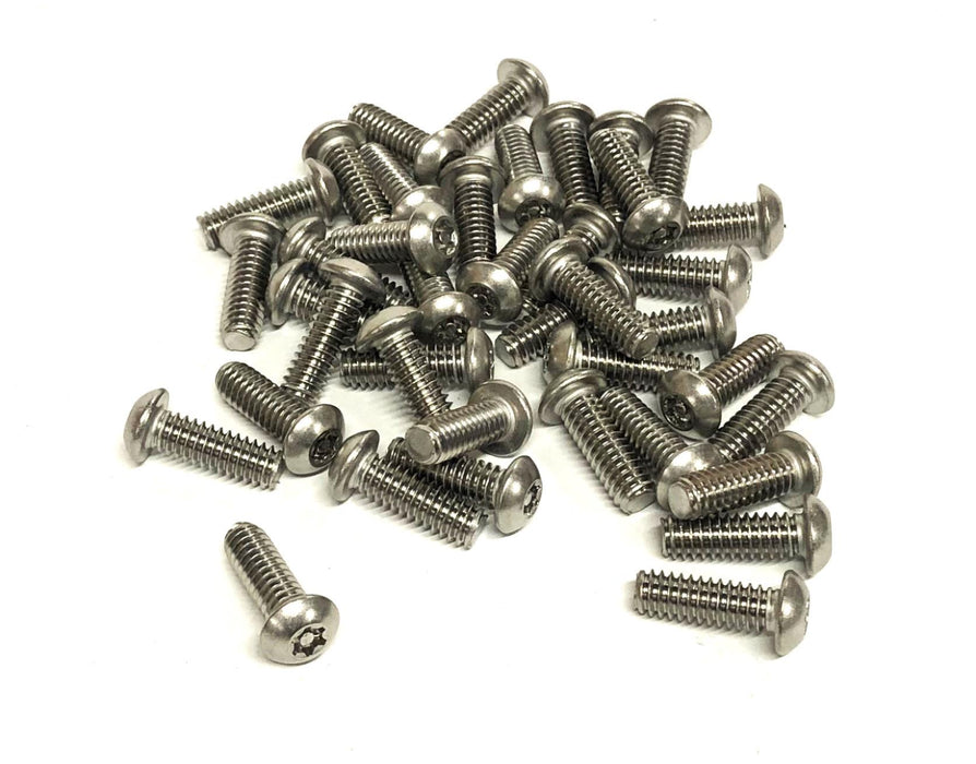 Dottie 1/4x3/4 Star Pin Button Head Tamper Proof Screw T1434TB [Lot of 4] NOS